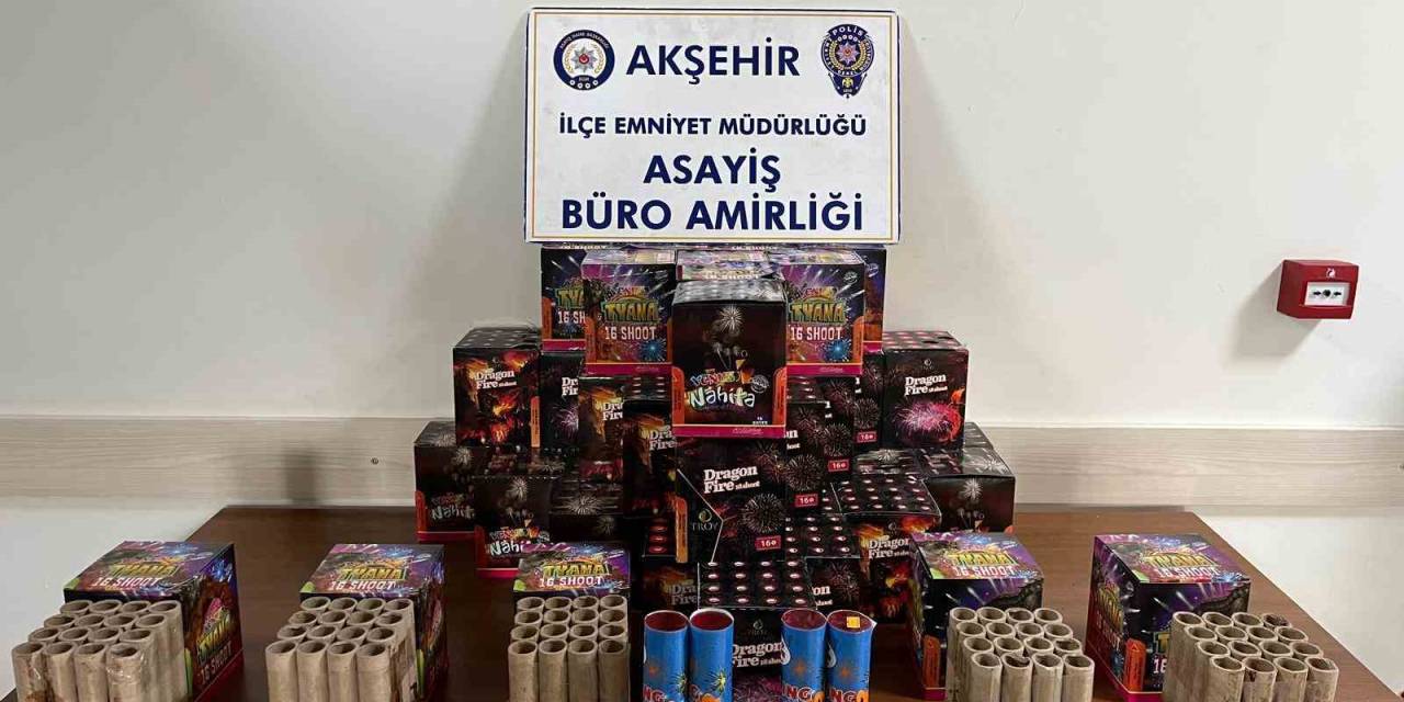 Akşehir Polisinden Havai Fişek Denetimi