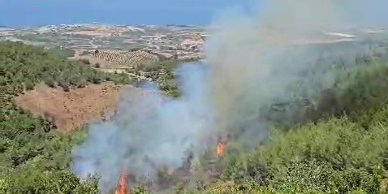 Helikopterle Müdahale Edilen Orman Yangını Kısa Sürede Söndürüldü