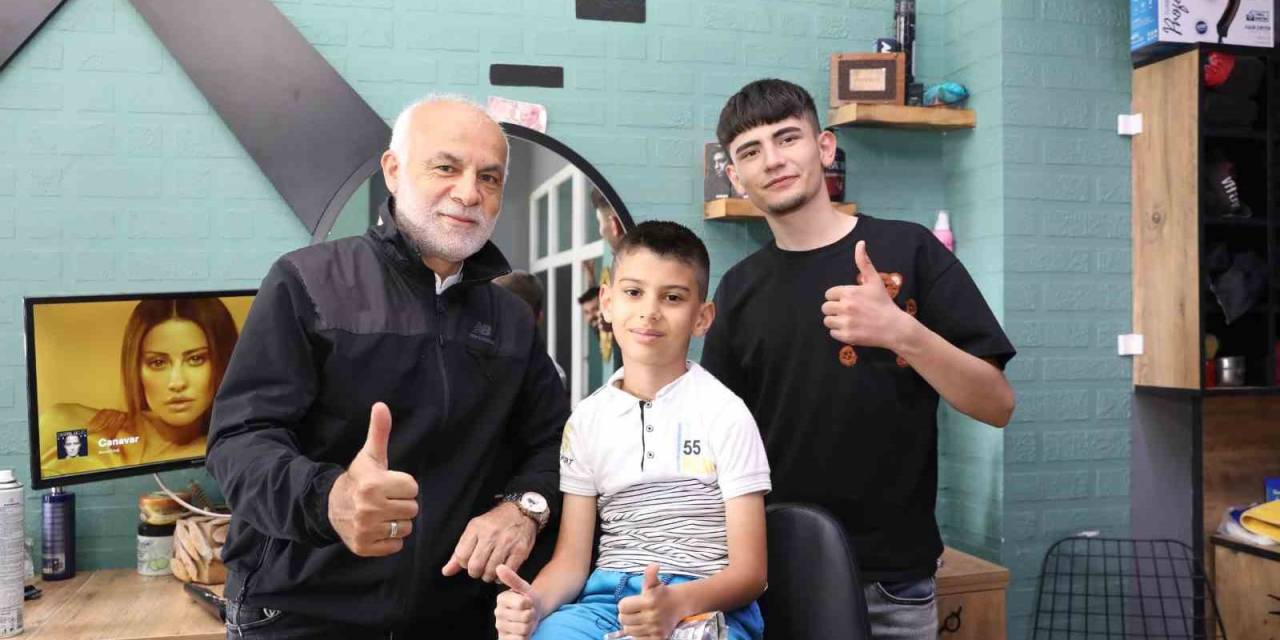 Çocukların Bayram Tıraşı Niğde Belediyesi’nden