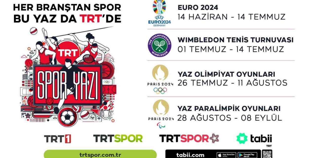 Bu Yaz “Trt Spor Yazı” Olacak