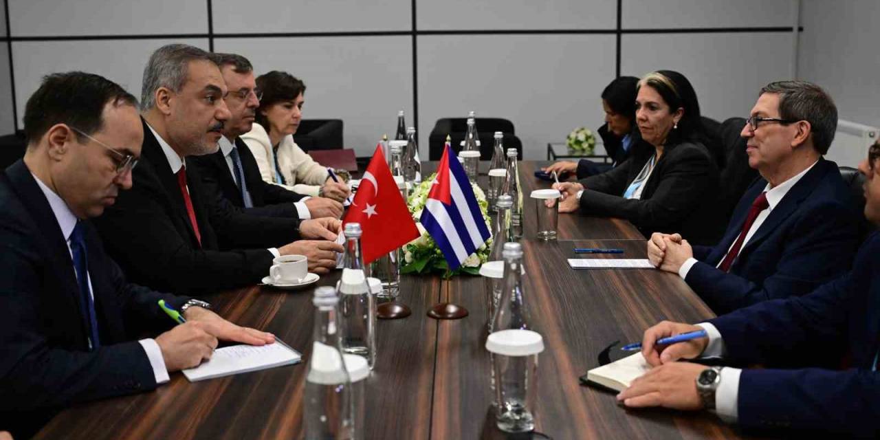 Bakan Fidan, Kübalı Mevkidaşı Parrilla İle Görüştü