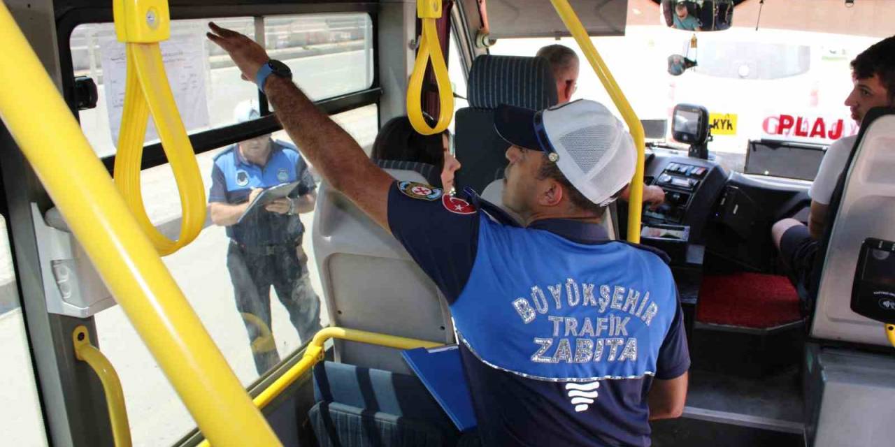 Kavurucu Sıcakların Etkili Olduğu Hatay’da Toplu Taşıma Araçlarında Klima Denetimi