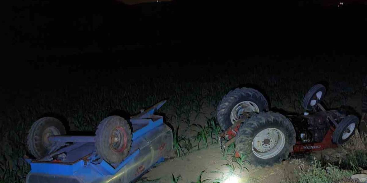 Devrilen Traktörün Altında Kalan Sürücü Hayatını Kaybetti