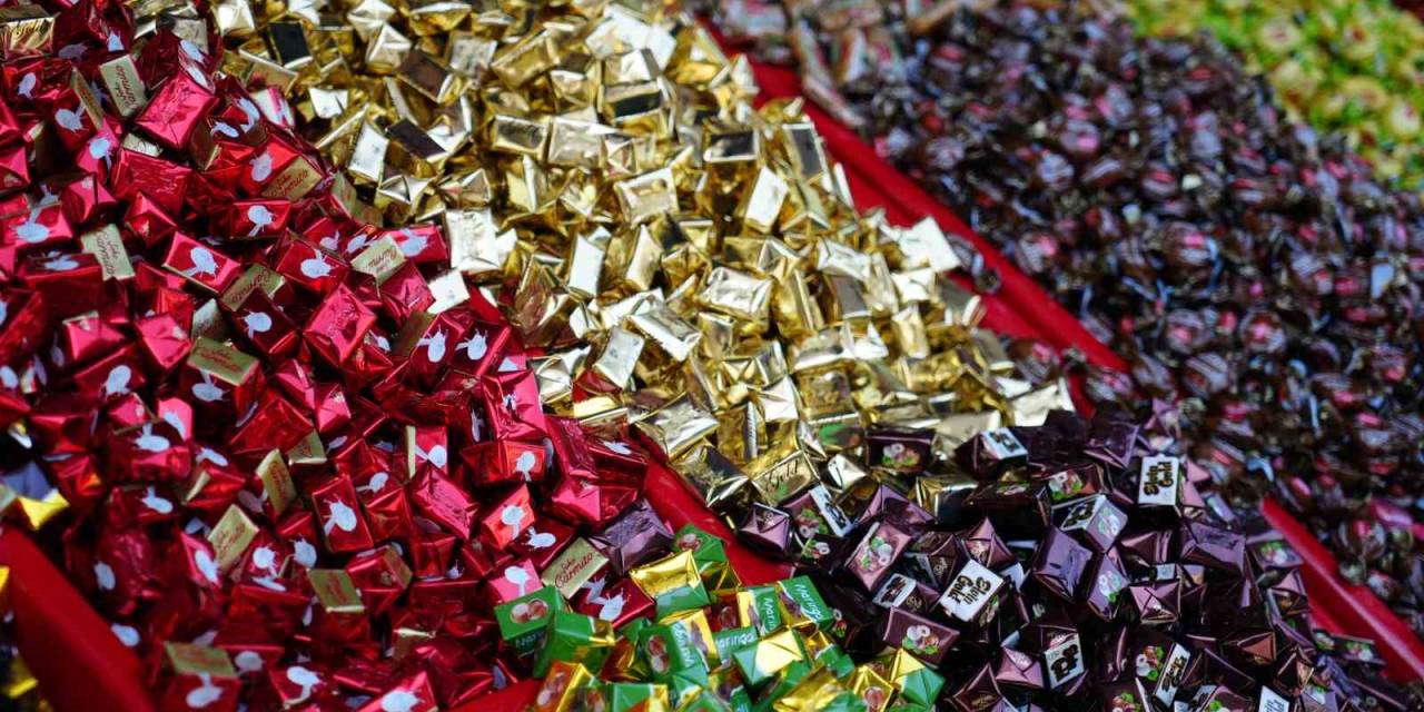 Rengarenk Bayram Şekerleri Gaziantep’te Tezgahları Süslemeye Başladı