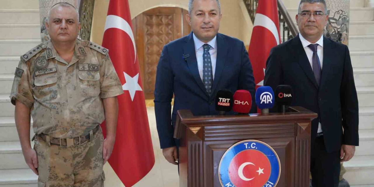 Kilis Valisi Tahir Şahin Güvenlik Ve Asayiş Verilerini Açıkladı