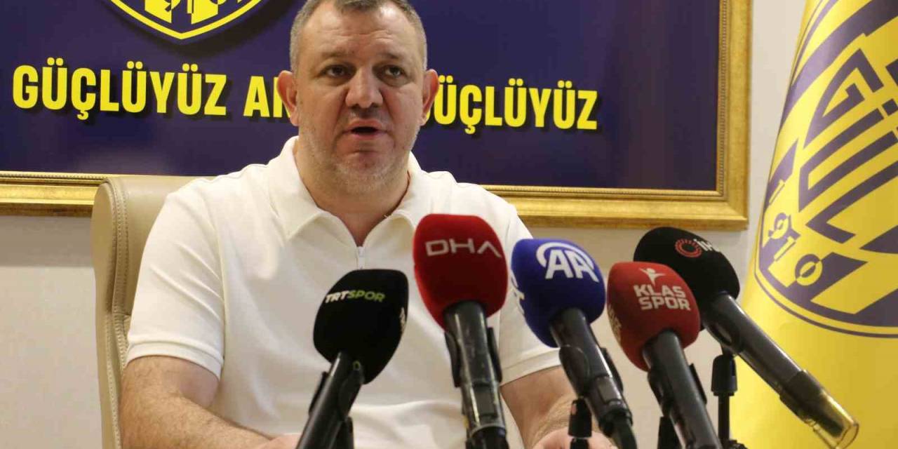 Ankaragücü Başkanı İsmail Mert Fırat’tan Olağan Seçimli Genel Kurul Toplantısı Öncesi Açıklamalar: