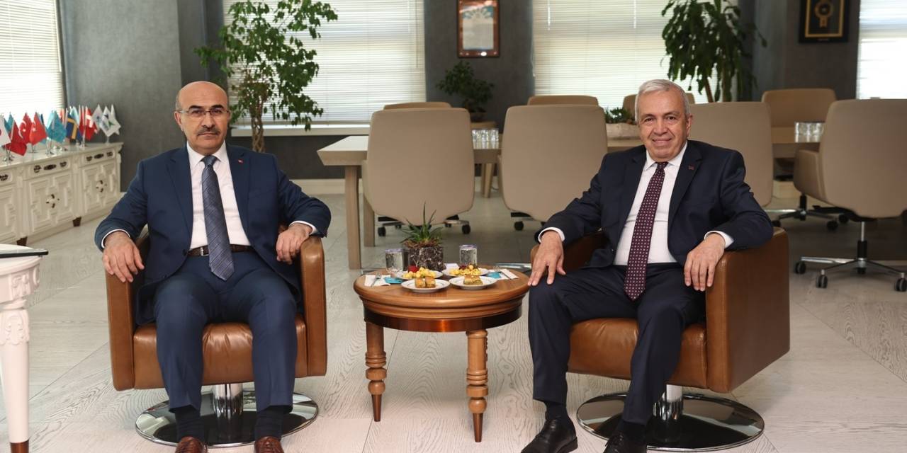 Vali Demirtaş’tan Başkan Şadi Özdemir’e Ziyaret