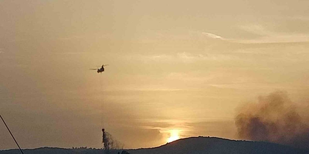 Uşak’ta Tarım Arazisinde Başlayan Yangın Ormanlık Alana Sıçradı