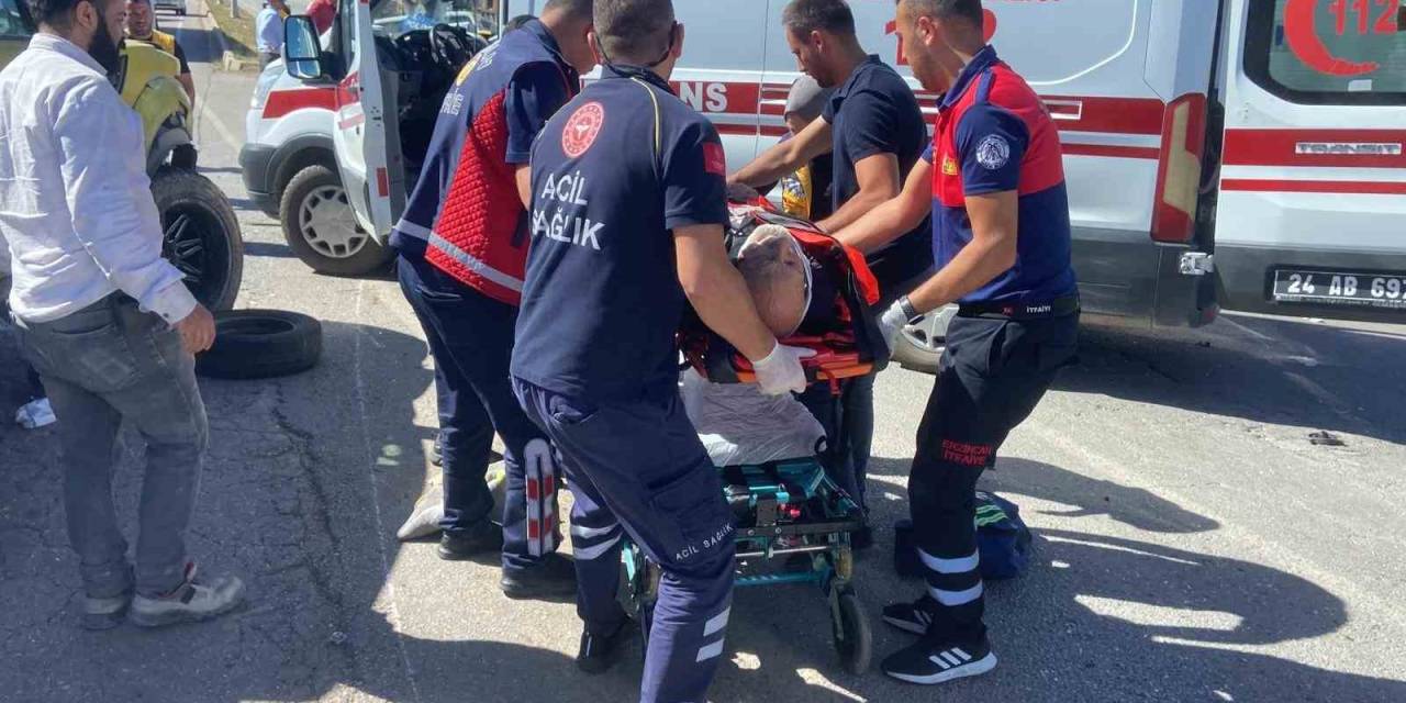 Erzincan’da Trafik Kazası: 2 Yaralı