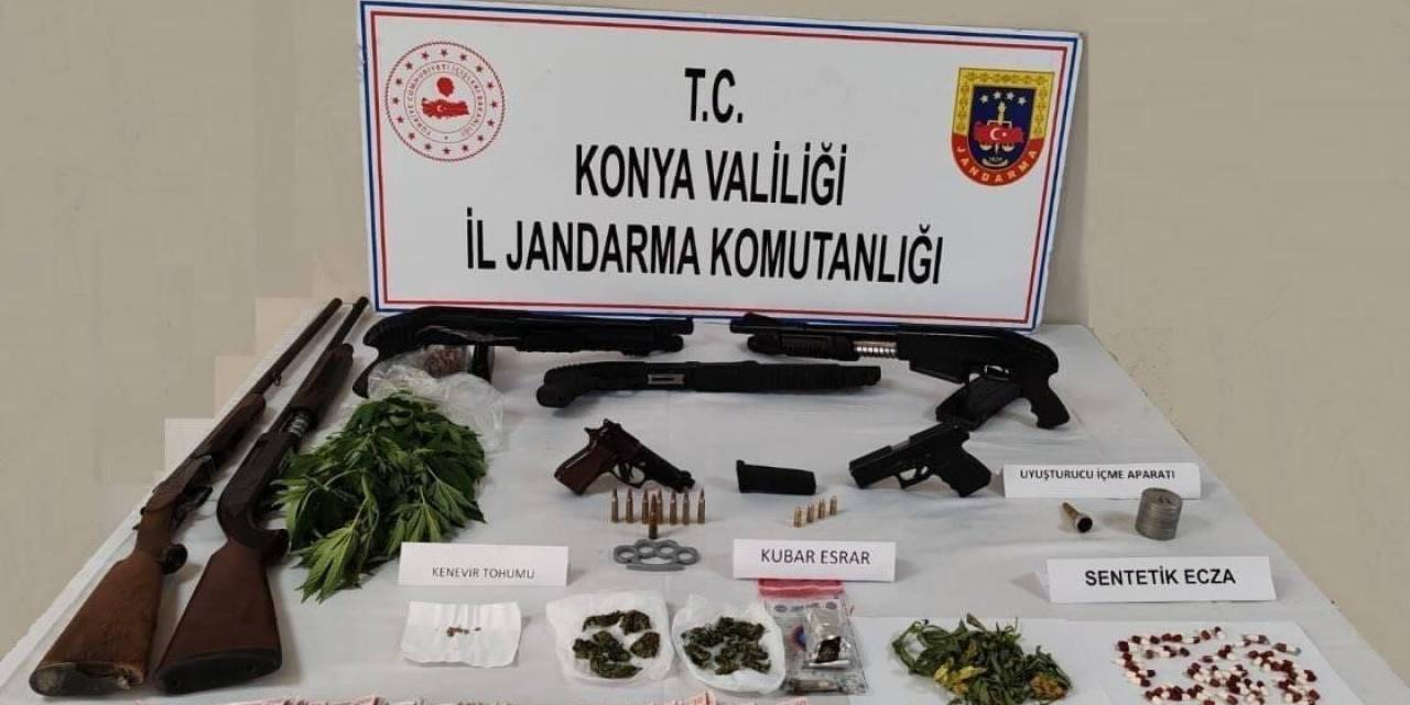 Konya’da Uyuşturucu Madde İmal Ve Ticareti Yapanlara Operasyon: 2 Gözaltı