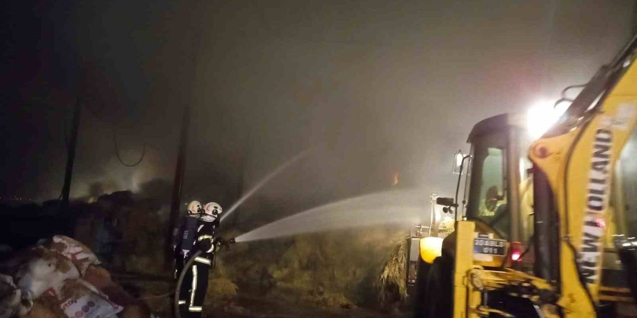 Besihanede Çıkan Yangın Korkuya Neden Oldu