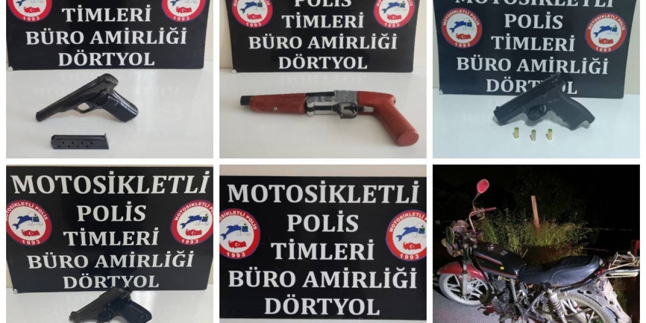 Dörtyol’da Gerçekleştirilen Asayiş Uygulamasında Silah Ve Mühimmat Ele Geçirildi
