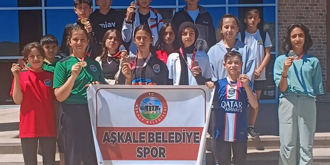 Aşkale Atletizmde Doludizgin