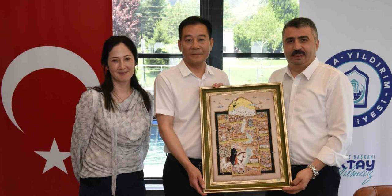 Başkan Yılmaz, Çin Heyetini Ağırladı