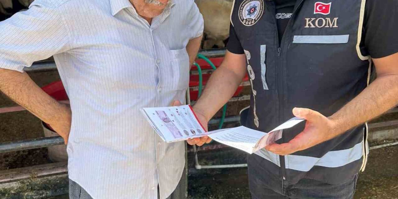 Polis Ekiplerinden Kurban Pazarında Sahte Para Uyarısı