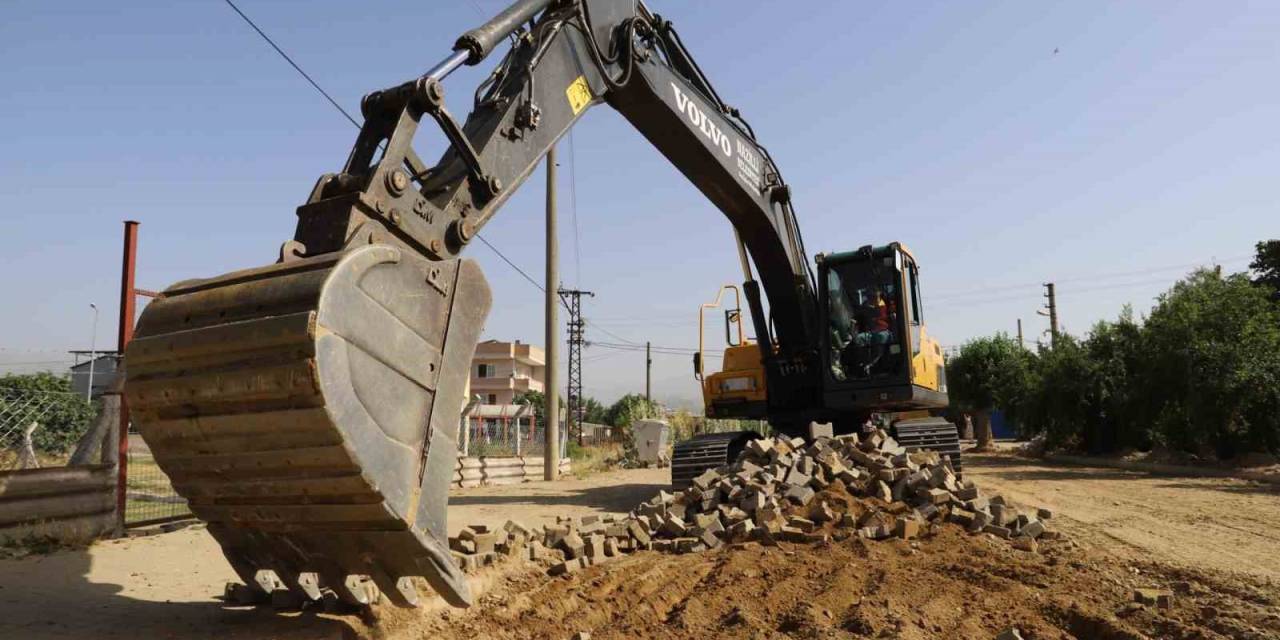 Nazilli Belediyesi’nden Sümer’de Yol Çalışması Gerçekleştiriyor