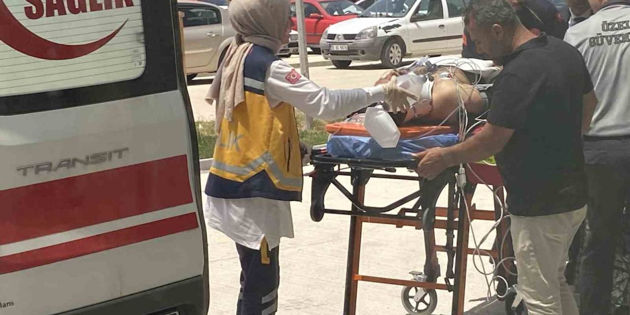 İş Yerinde Yüksekten Düşen İşçi Yaralandı