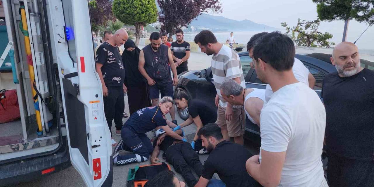 Yalova Esenköy’de Motosikletten Düşen Sürücü Yaralandı