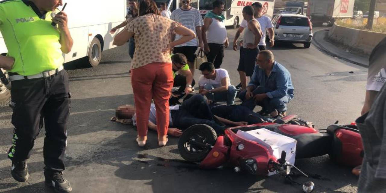 Baba Oğul Kazada Yaralandı