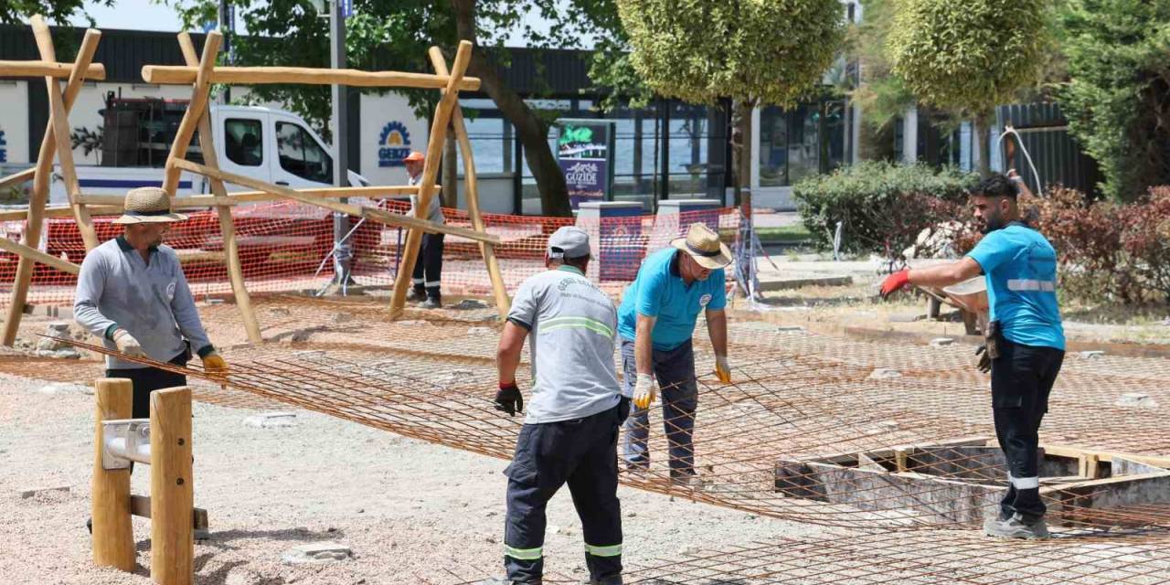 Eskihisar’daki Çocuk Parkı Yenileniyor