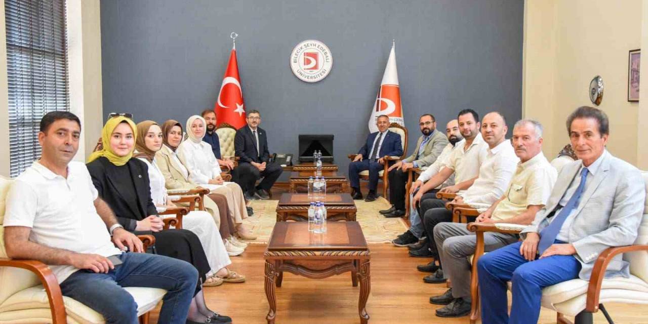 Ak Parti Heyetinden Rektör Kaplancıklı’ya Hayırlı Olsun Ziyareti