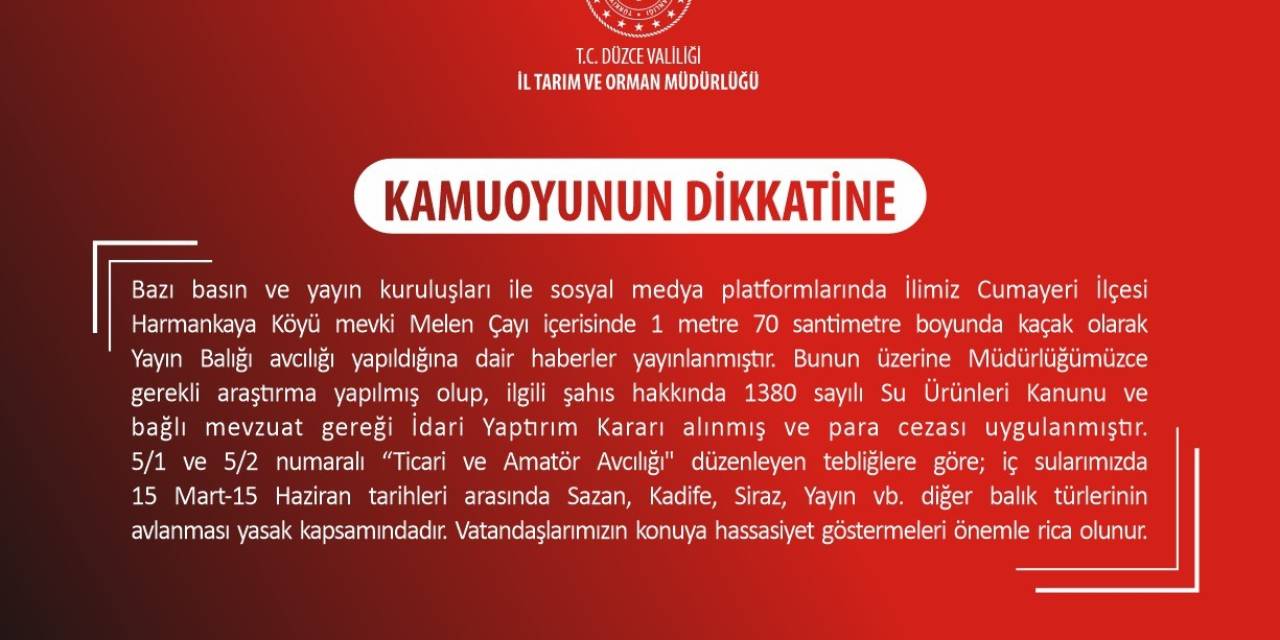 Haberlere Konu Oldu, Cezai İşlem Uygulandı