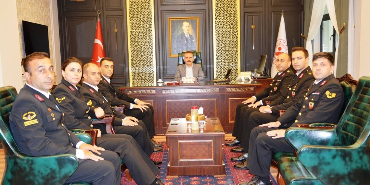 Jandarma’dan Kaymakam Odabaş’a Ziyaret