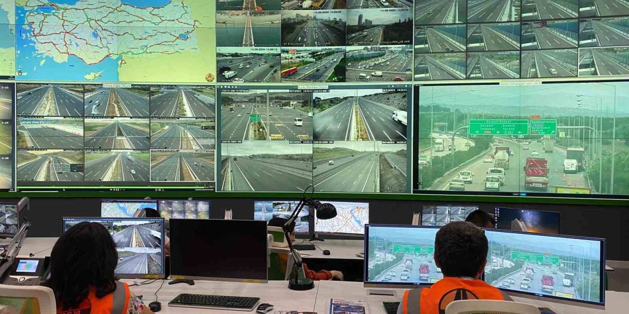 68 Bin 655 Kilometrelik Yol 4 Bin Kamera İle Anlık İzleniyor