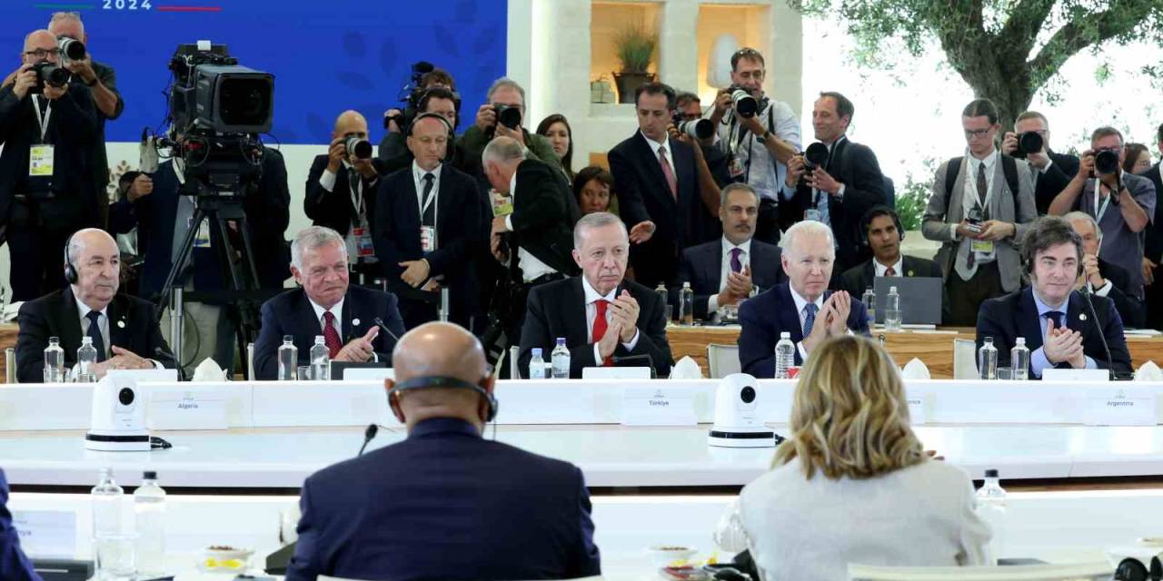 Cumhurbaşkanı Erdoğan, G7 Yüksek Düzeyli Oturumu’na Katıldı