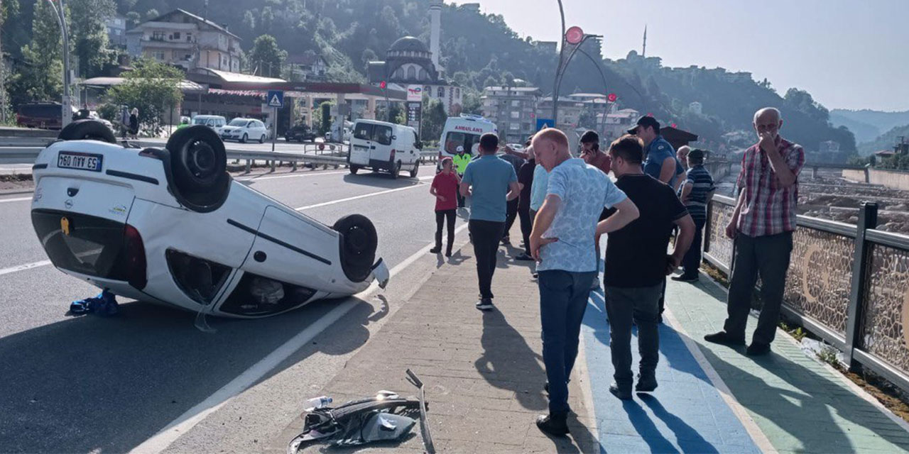 Güneysu'da Yusuf Yılmaz Kazada Yaralandı!