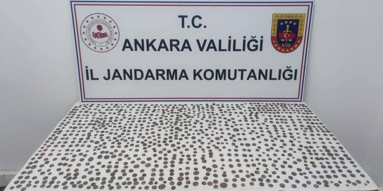 Ankara’da Bin 100 Adet Sikke Ele Geçirildi