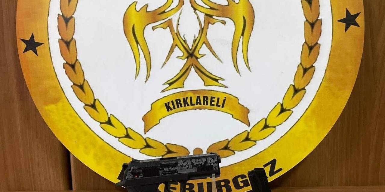 Lüleburgaz’da 1 Adet Ruhsatsız Silah Ele Geçirildi