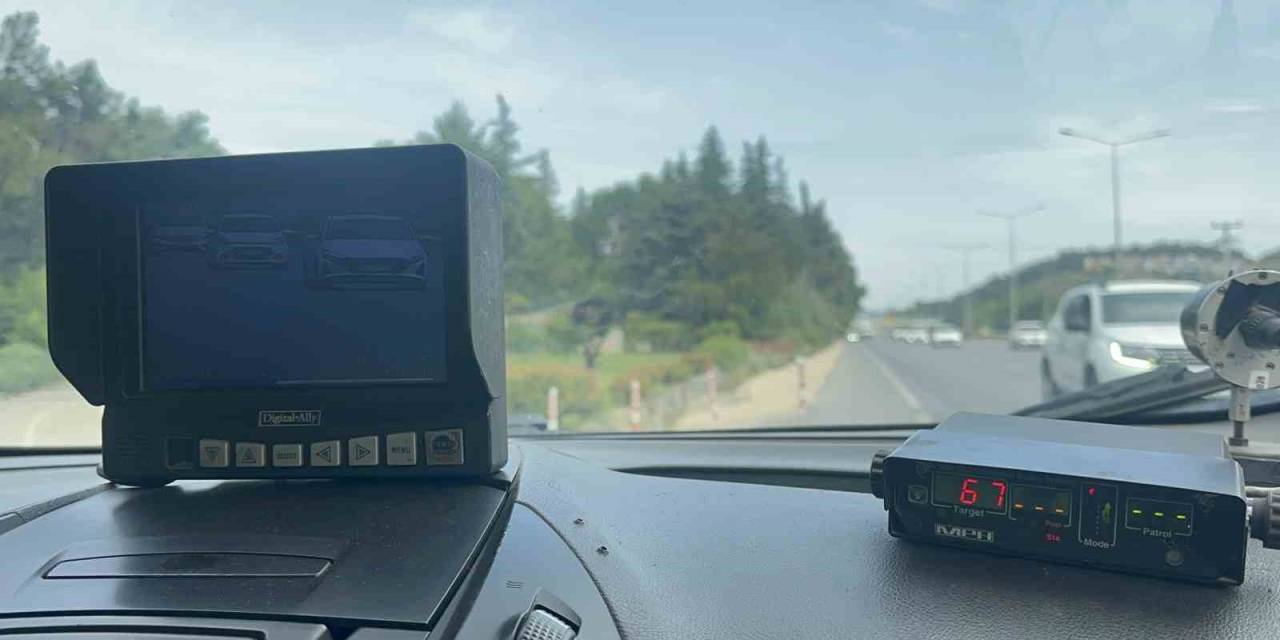 Bursa’da Bayram Öncesi Radarla Hız Denetimi