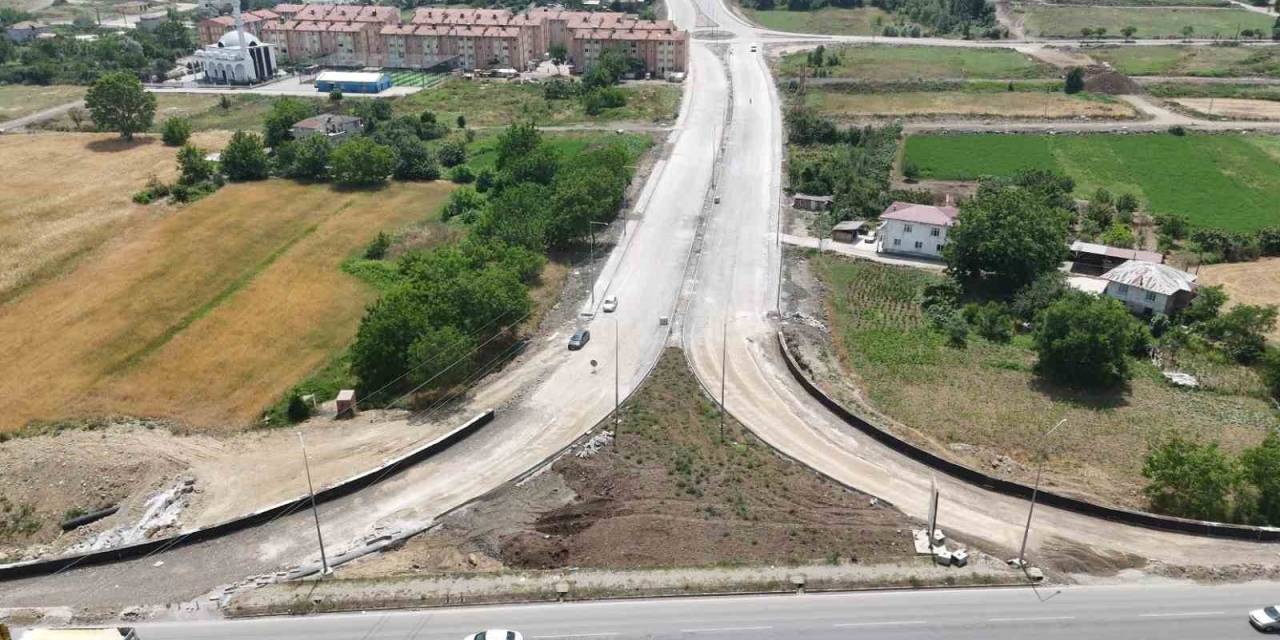 Samsun Şehir Hastanesi Bağlantı Yolu Çalışmaları