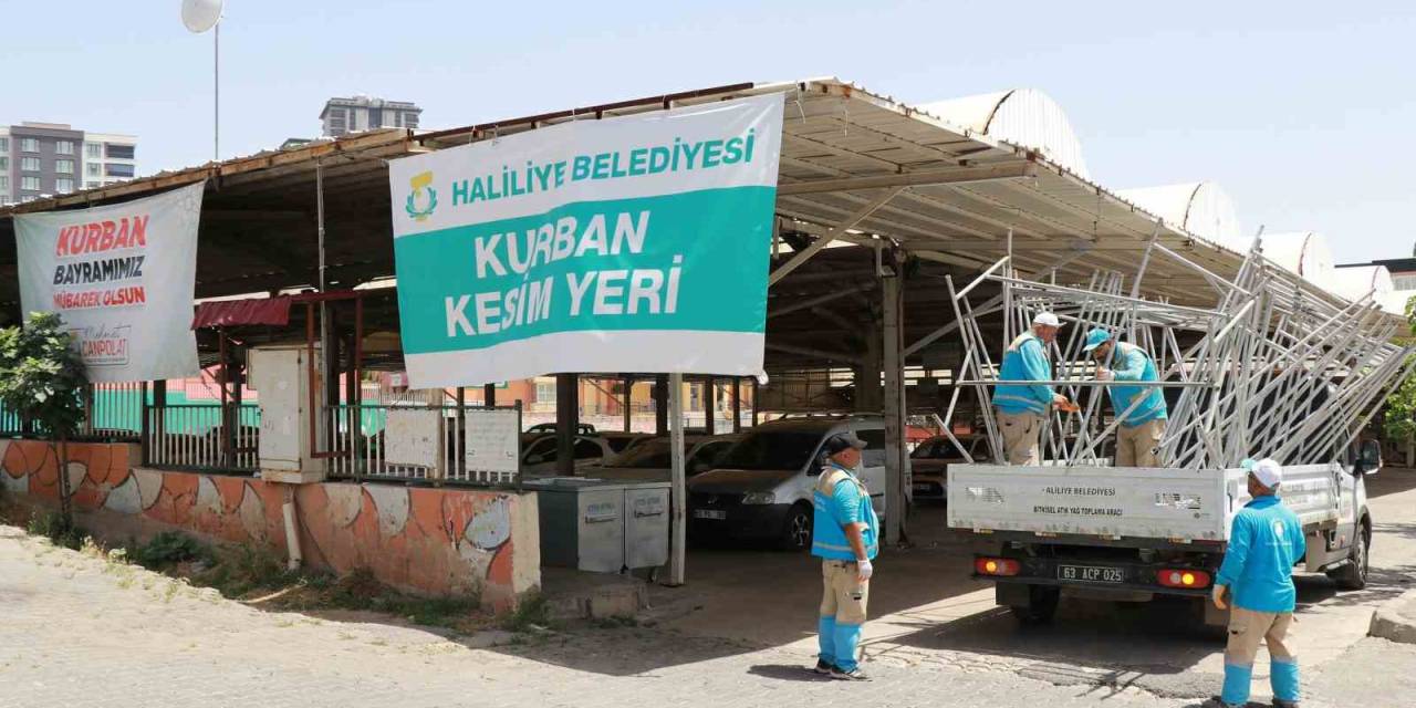 Haliliye Belediyesi Kurban Bayramı Hazırlıklarını Tamamladı