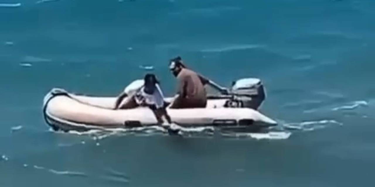 Dalgayla Açığa Sürüklenen Kadının Hayatını Gençler Kurtardı