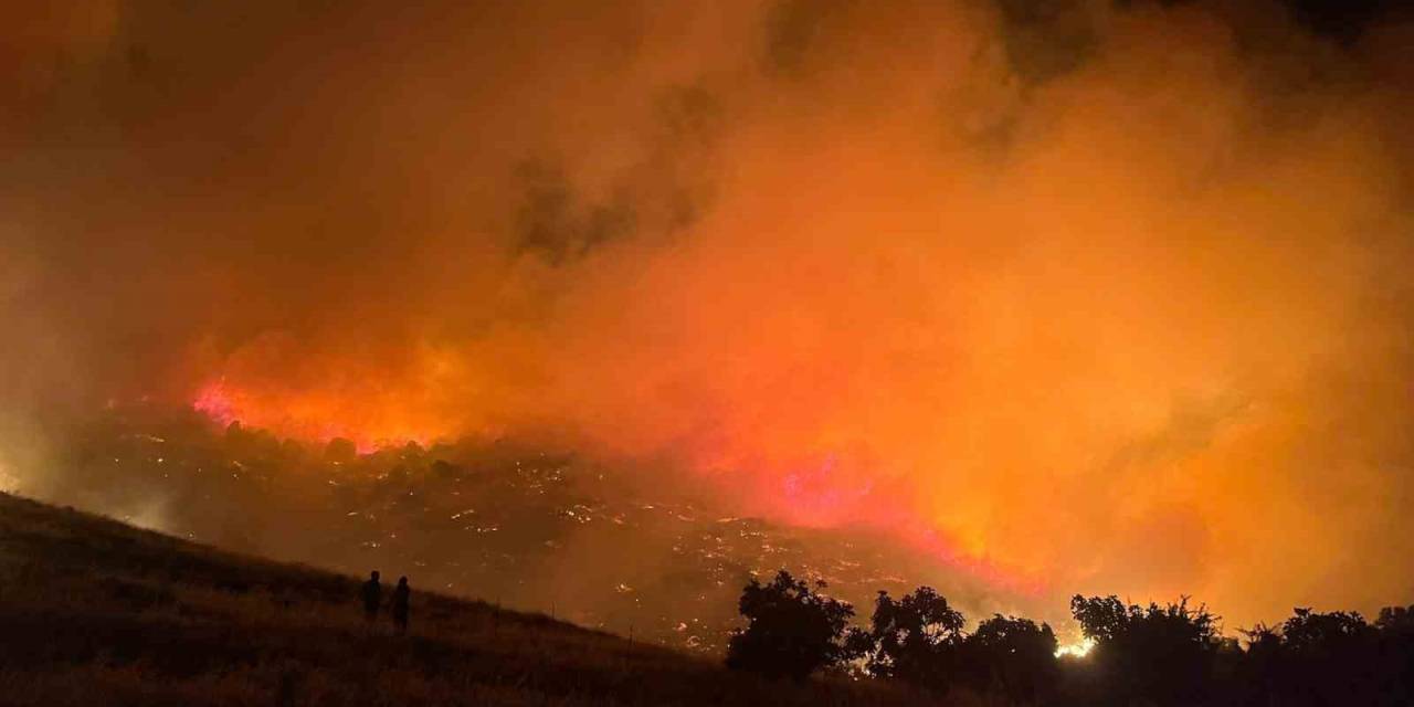 Bayındır’da Korkutan Yangın