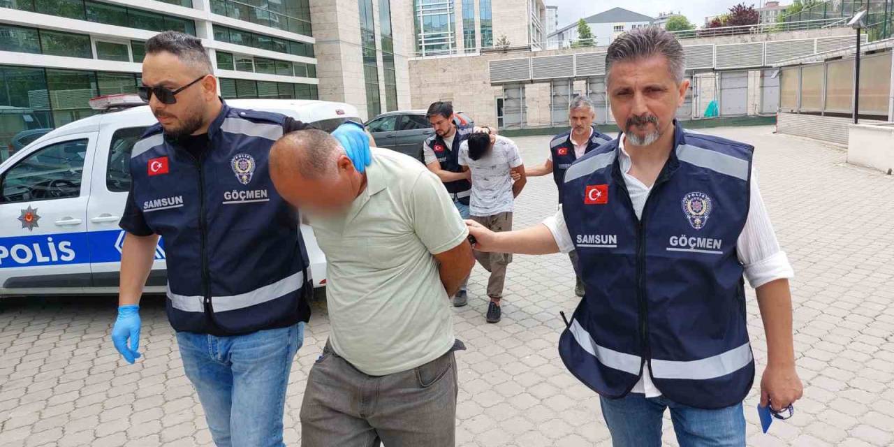 Samsun’da 2 Göçmen Kaçakçısı Polis Tarafından Yakalandı