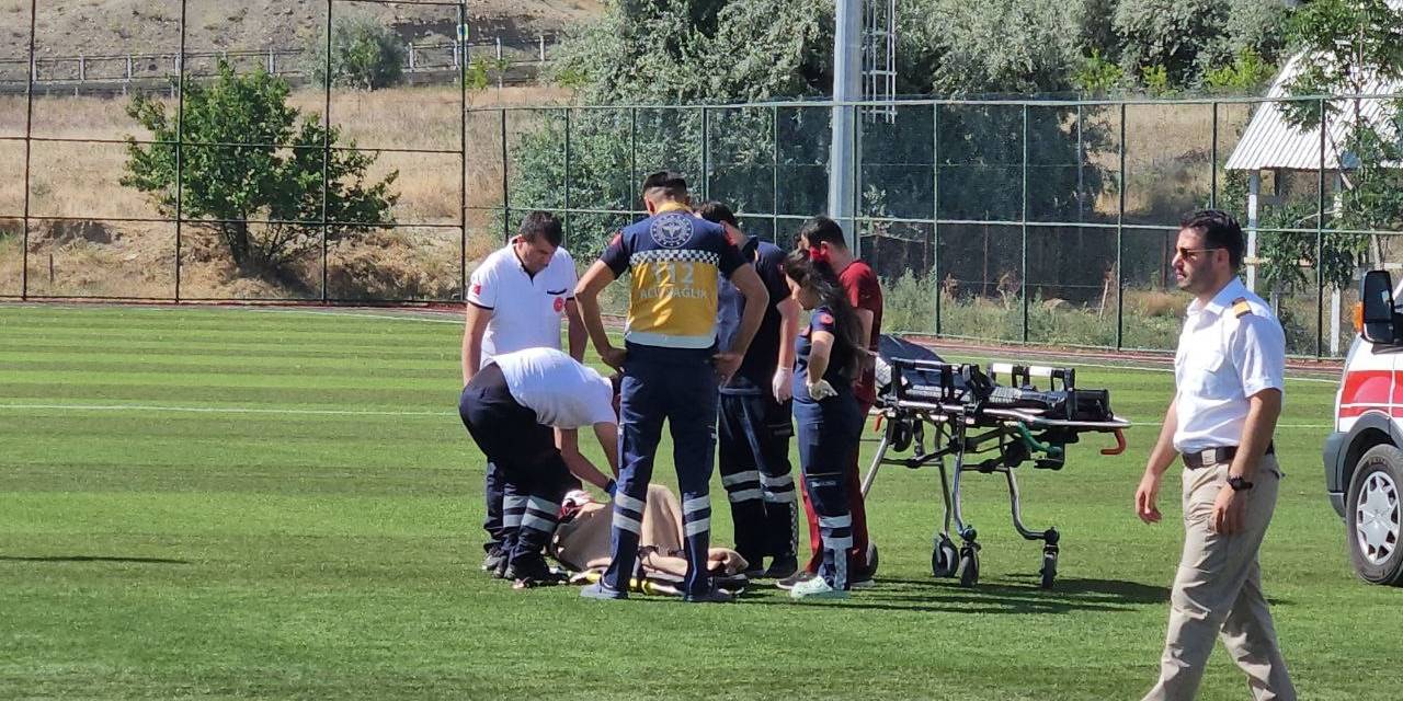 Kalp Krizi Geçiren Hasta, Ambulans Helikopter İle Hastaneye Kaldırıldı