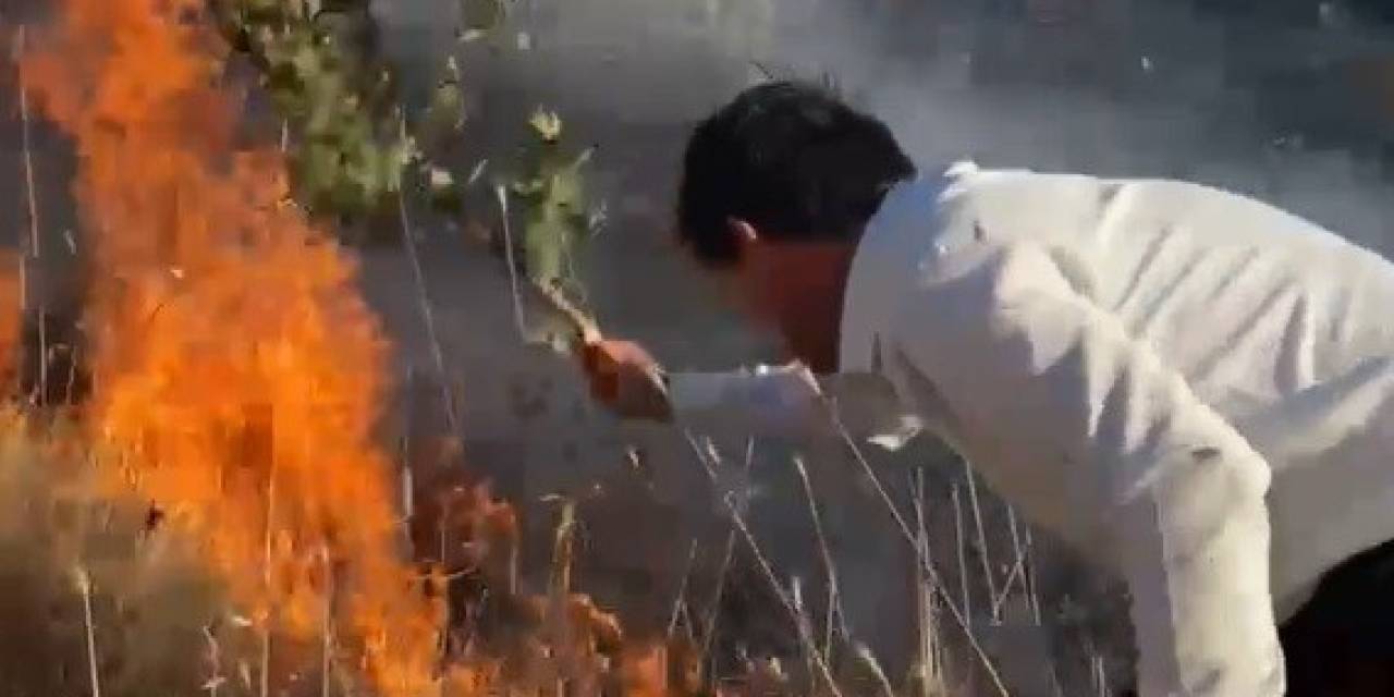 Selendi’de Yangın Mahallelinin Müdahalesiyle Söndürüldü