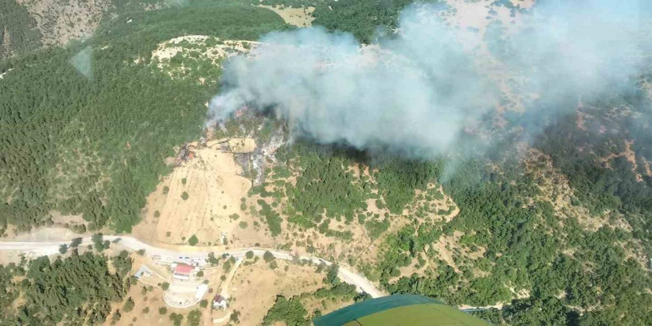 Manisa Spil Dağı Milli Parkı’nda Yangın