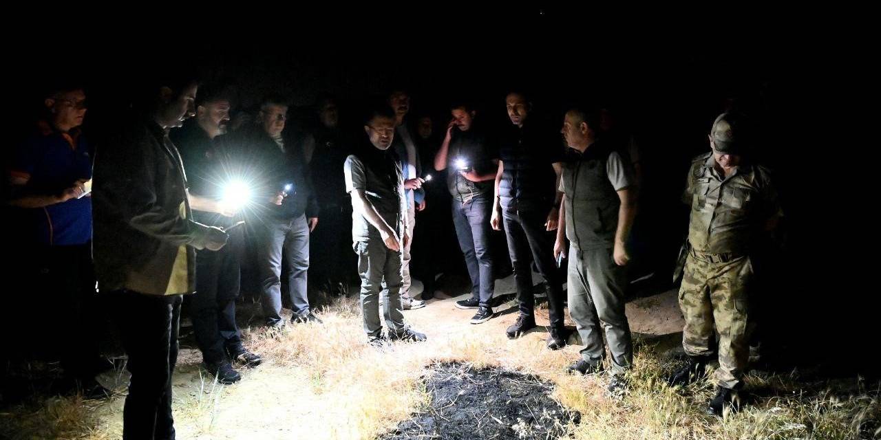 Bakan Yumaklı, Çanakkale’deki Yangınları Gece Boyu Takip Etti