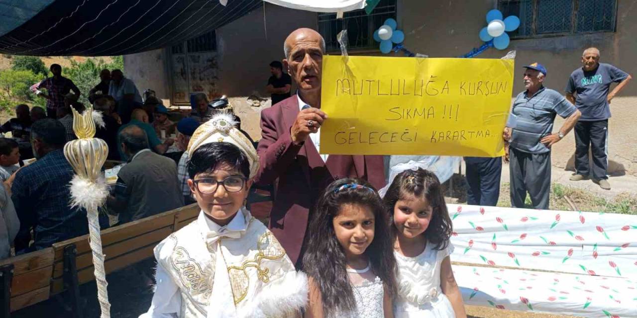 Düğünde ‘Maganda Kurşununa’ Karşı Farkındalık Oluşturdular