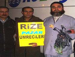 Pazar'da Umreciler uğurlandı