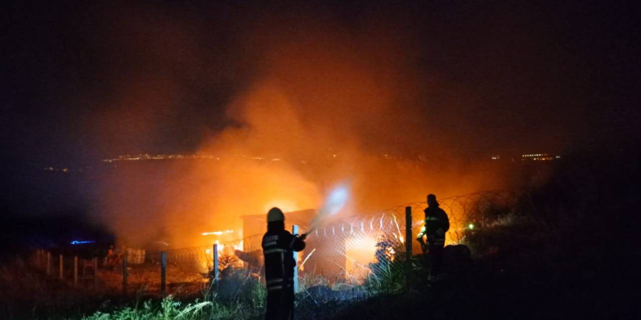 Malkara’da Bağ Evi Ve 2 Dönüm Buğday Tarlası Kül Oldu