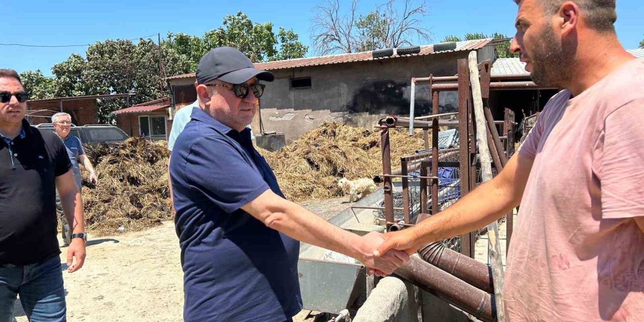 Ak Partili Gider, Yangından Etkilenen Bölgede Vatandaşlarla Buluştu