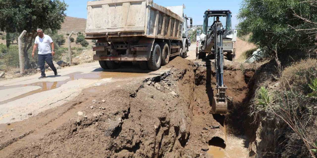 Büyükşehir, Bodrum’un İçme Suyu Hatlarını Değiştiriyor