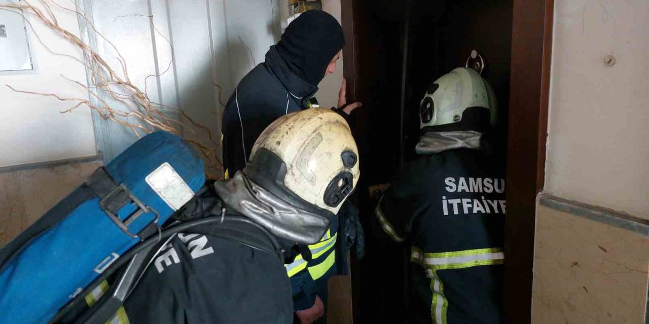 Samsun’da Yangın Paniği