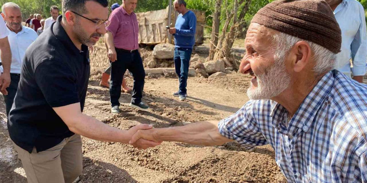 Milletvekili Çalkın, Selden Etkilenen Akdam Köyünde
