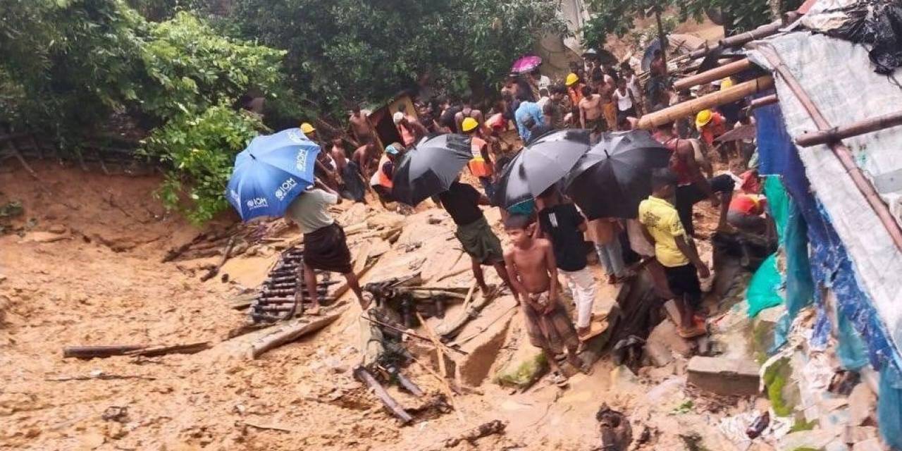 Bangladeş’teki Mülteci Kamplarında Sel Ve Heyelan: 10 Ölü